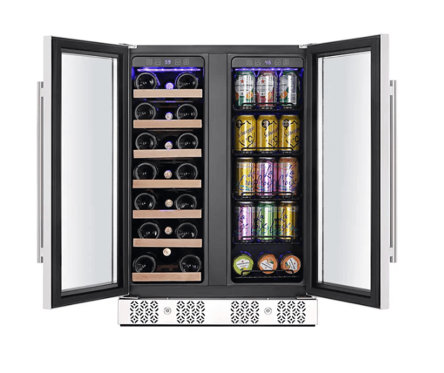 Dual Zone Wine and Beverage Cooler by Empava EMPV-BR03D