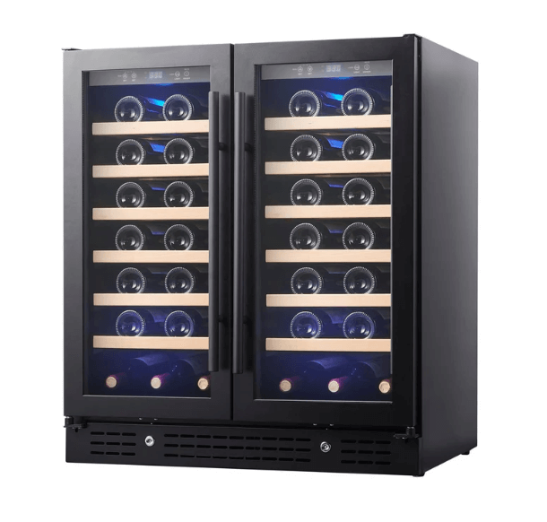 30-inch Dual Zone Wine Cooler with Low-E Glass Door KBU165W2
