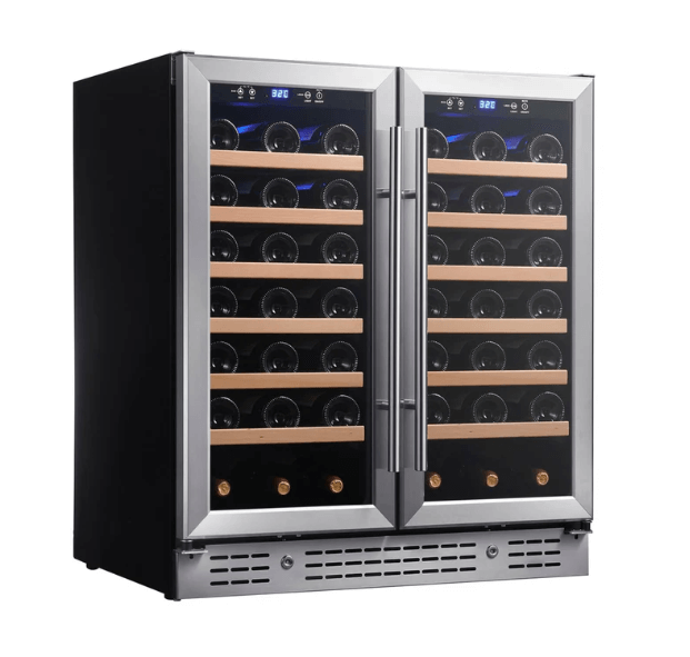 30-inch Dual Zone Wine Cooler with Low-E Glass Door KBU165W2