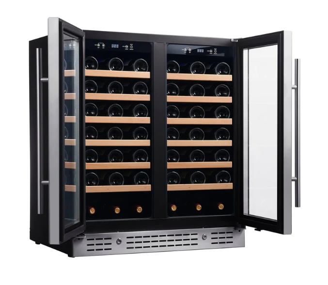 30-inch Dual Zone Wine Cooler with Low-E Glass Door KBU165W2