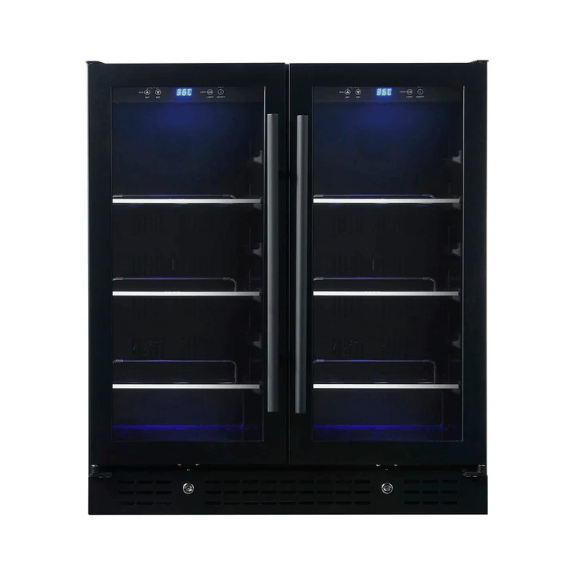 30-inch Undercounter Beverage Fridge with Low-E Glass Door KBU165B2