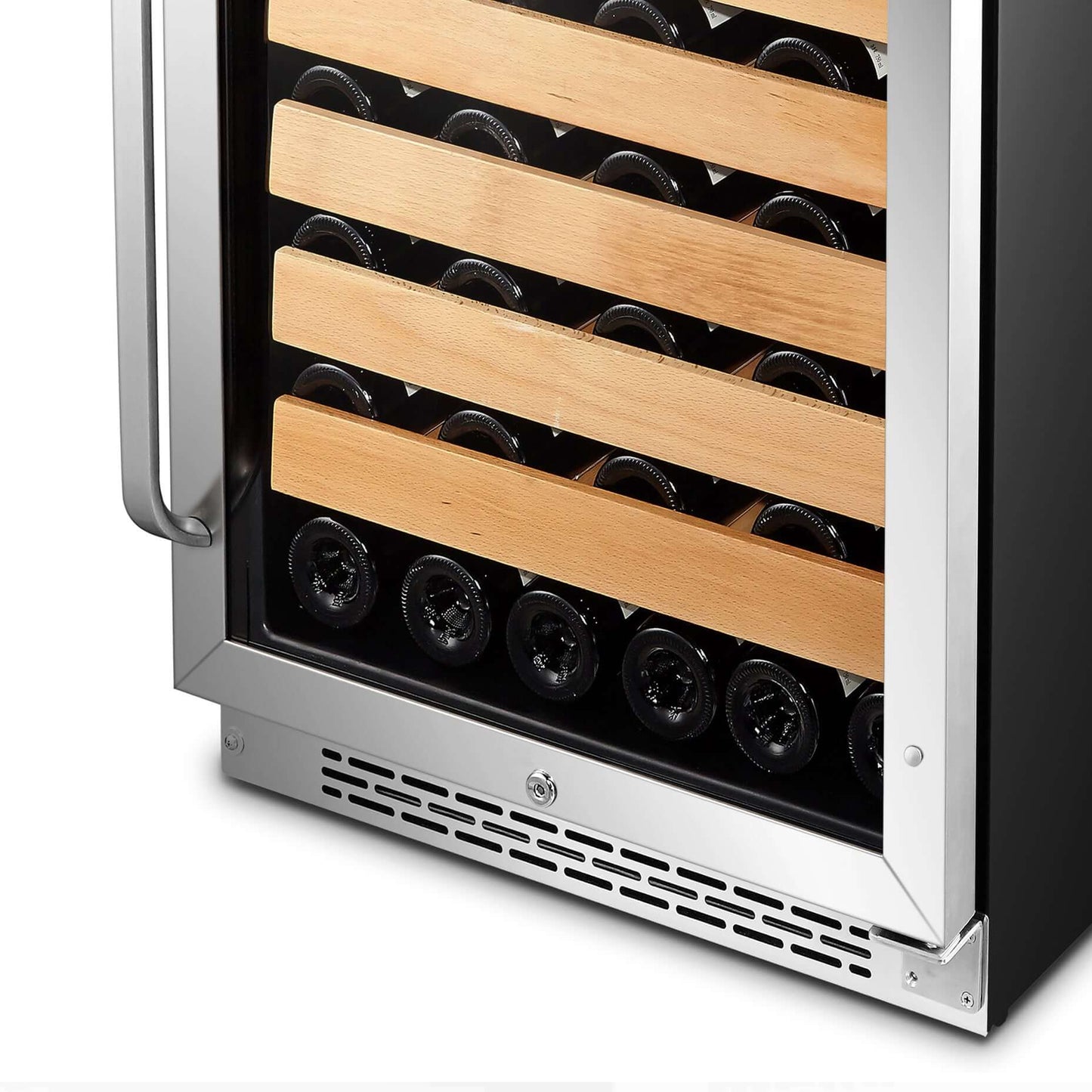 24″ Built-In Stainless Steel 54 Bottle Wine Refrigerator Cooler BWR-541STS