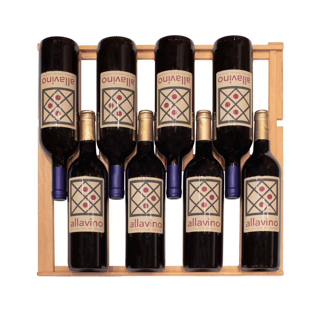 Allavino Cascina Series 55 Bottle Single Zone Freestanding Wine Refrigerator Cooler with Stainless Steel Door - Allavino - Buy at Wine Coolers Online