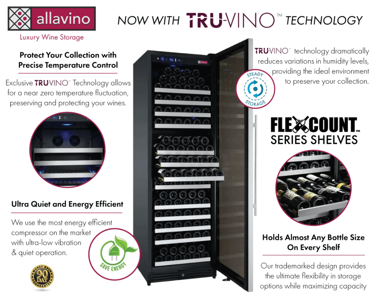 Allavino FlexCount II Tru - Vino 177 Bottle Wine Fridge VSWR177 - 1SL20 - Allavino - Buy at Wine Coolers Online