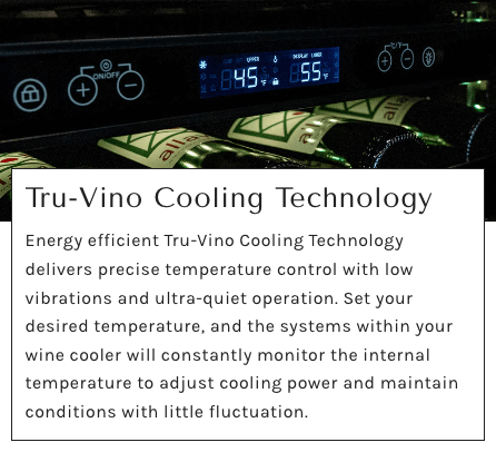 Allavino Reserva Series 50 Bottle Dual Zone Built - in Wine Cooler Refrigerator with Black Stainless Steel Door BDW5034D - 2BSR - Allavino - Buy at Wine Coolers Online