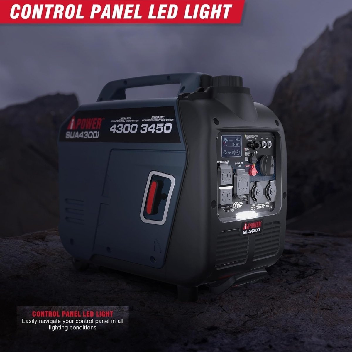 A - iPower 4300 - Watt Inverter Generator - Ezonesglobal - Buy at Wine Coolers Online