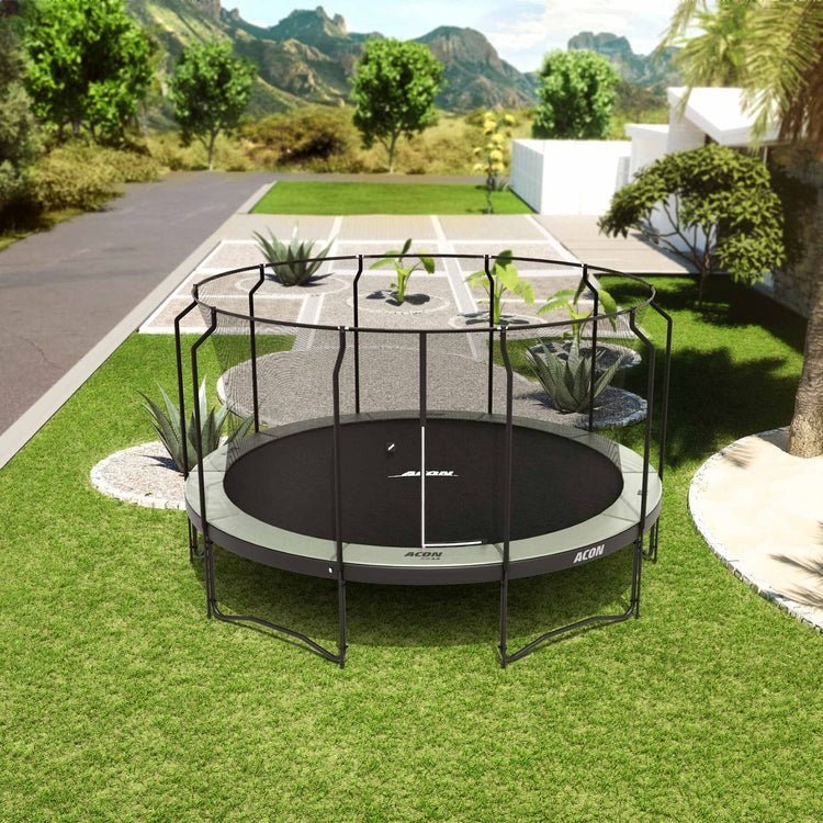 Acon Air 15ft Round Trampoline with Premium Net and Ladder - Ezonesglobal - Buy at Wine Coolers Online