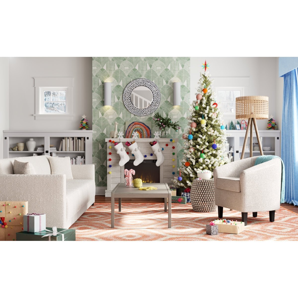 Alaya Wall Mounted Electric Fireplace Sand & Stable Finish - Ezonesglobal - Buy at Wine Coolers Online