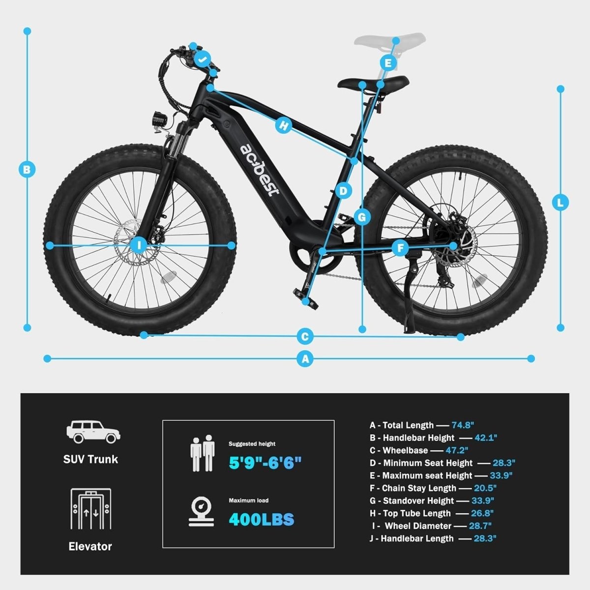 All - Terrain Mountain Ebike 1400W Power & 65mi Range - Ezonesglobal - Buy at Wine Coolers Online