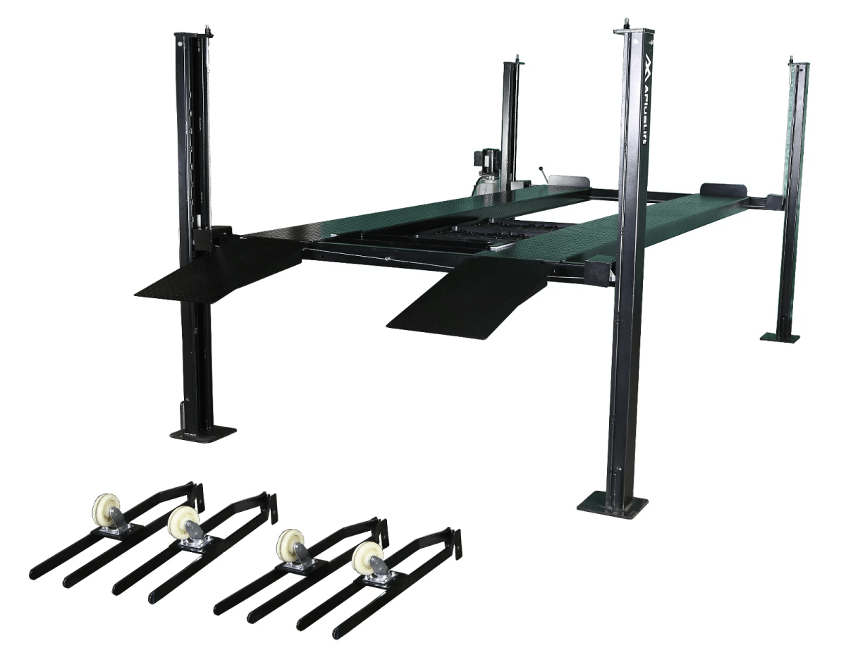 APlusLift HW - 8S 8000LB 4 - Post Portable Storage Service Car Lift / 3 Year Warranty - Ezonesglobal - Buy at Wine Coolers Online