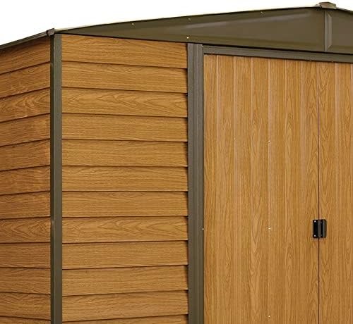 Arrow WR1012 Woodridge EG Steel Storage Shed, 10 by 12 - Feet - Ezonesglobal - Buy at Wine Coolers Online