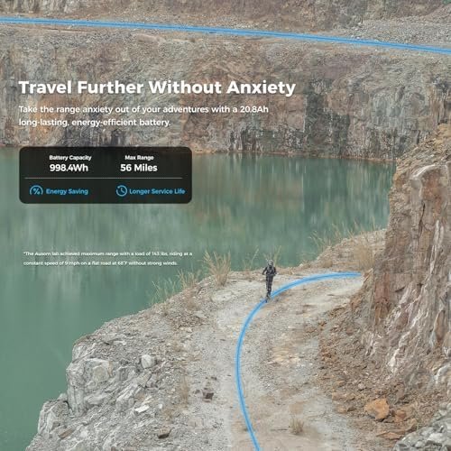Ausom 2000W Dual Motor Folding Electric Scooter for Adults, Off Road Dual Motor E - Scooter with E - ABS and Dual Disc Brakes, 40Mph Top Speed, 56 Miles Max Range - Ezonesglobal - Buy at Wine Coolers Online