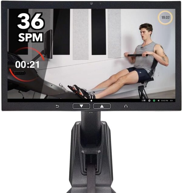 Aviron Strong Series Rower: 22″ HD Touchscreen, Dual Air & Magnetic Resistance up to 100 lbs. Game - Based Workouts, Streaming, Compact Design - Ezonesglobal - Buy at Wine Coolers Online