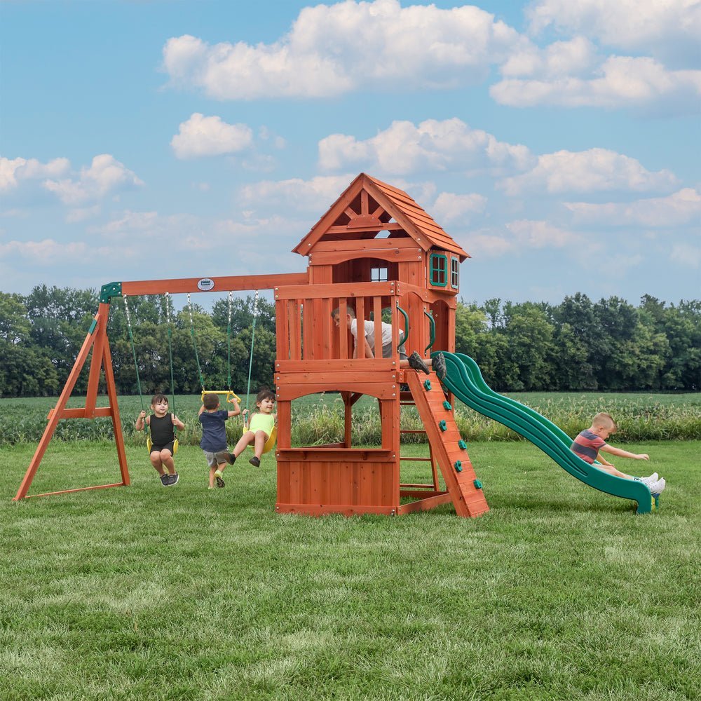 Backyard Discovery Atlantis Wooden Swing Set - Ezonesglobal - Buy at Wine Coolers Online