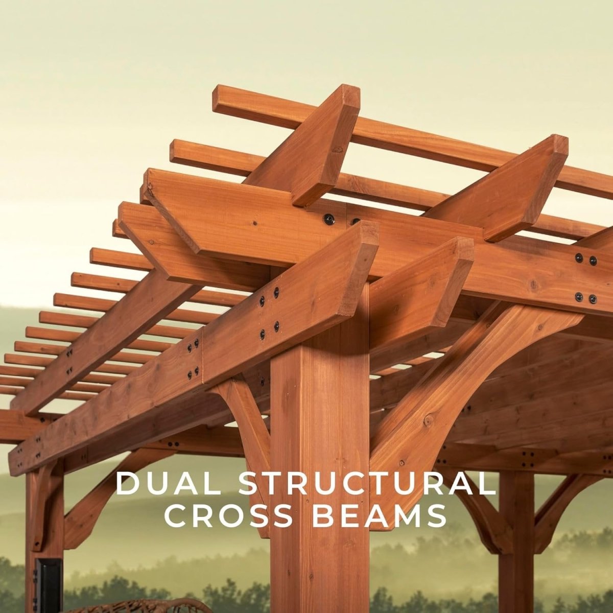 Backyard Discovery Beaumont Freestanding Pergola 2101579COM - Ezonesglobal - Buy at Wine Coolers Online