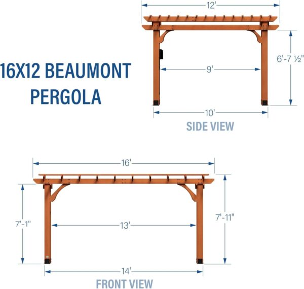 Backyard Discovery Beaumont Pergola - Ezonesglobal - Buy at Wine Coolers Online