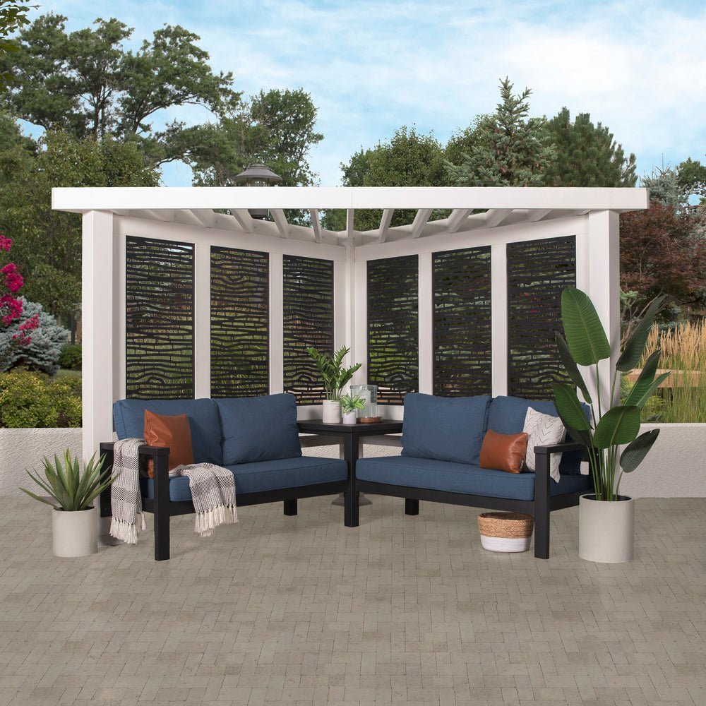 Backyard Discovery Ridgedale Modern Steel Cabana Pergola - Ezonesglobal - Buy at Wine Coolers Online