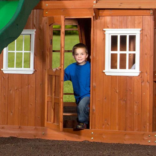 Backyard Discovery Shenandoah Cedar Wood Swing Set Slide - Ezonesglobal - Buy at Wine Coolers Online