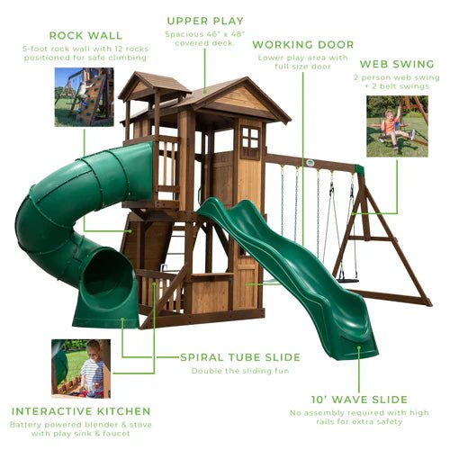 Backyard Discovery Tacoma Falls Swing Set - Ezonesglobal - Buy at Wine Coolers Online