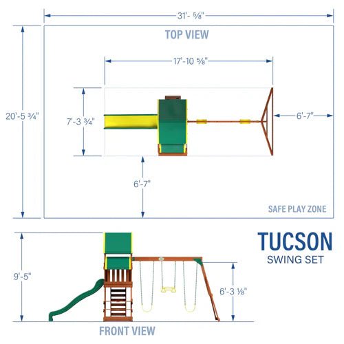 Backyard Discovery Tucson Swing Set - Ezonesglobal - Buy at Wine Coolers Online