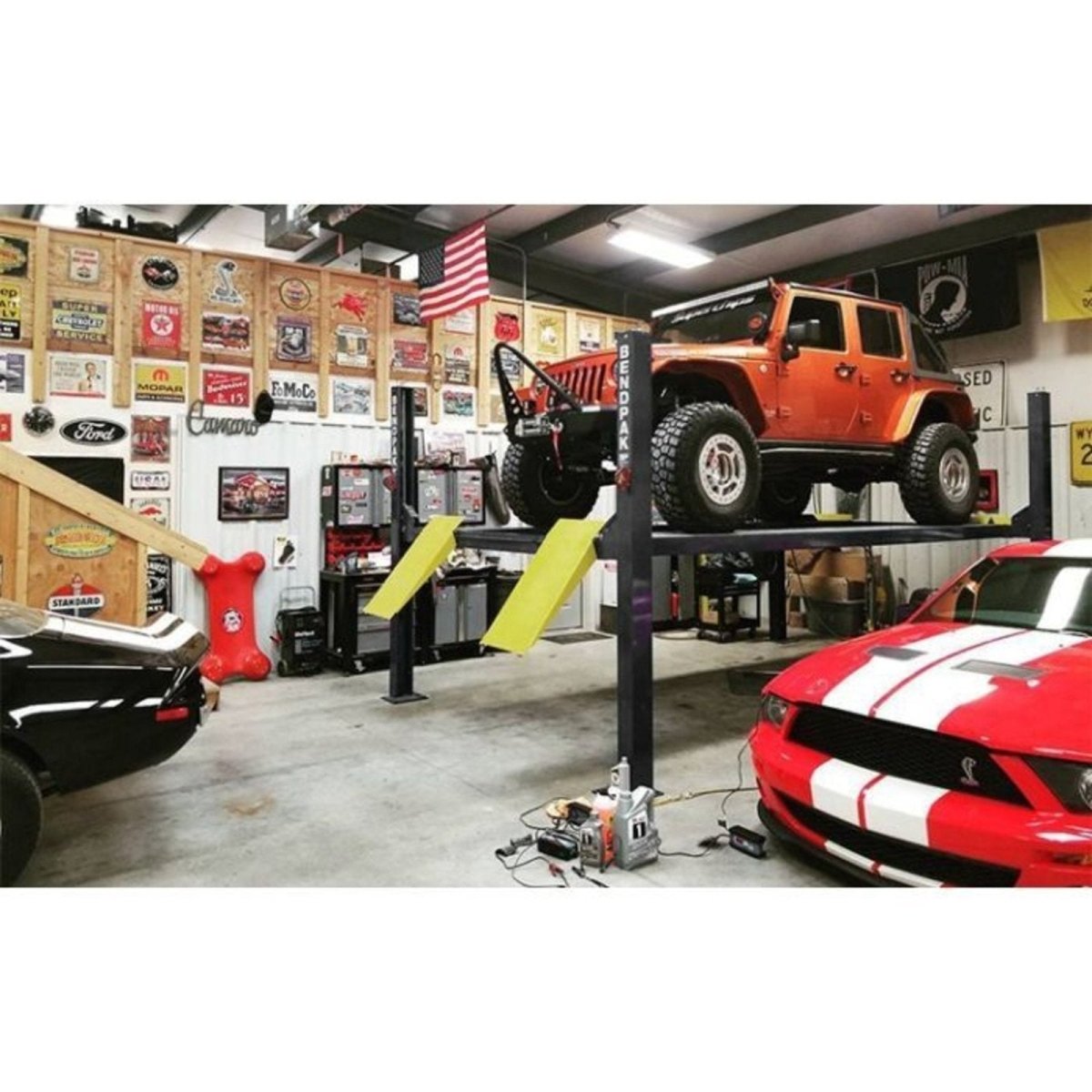 BendPak 4 - Post Compact Car Lift, 7000 - Lb. Capacity, - Ezonesglobal - Buy at Wine Coolers Online