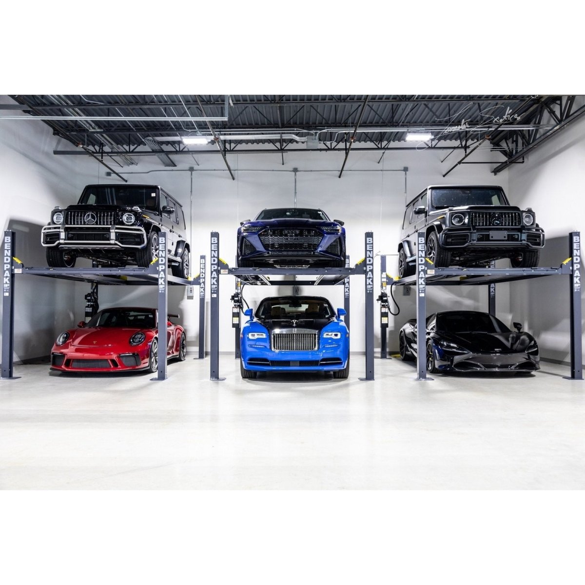 BendPak 4 - Post Compact Car Lift, 7000 - Lb. Capacity, - Ezonesglobal - Buy at Wine Coolers Online