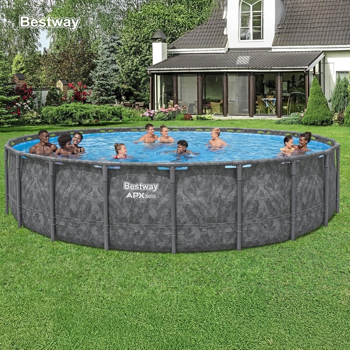 Bestway APX 365 16ft x 48 inches Round Above Ground Pool Set - Ezonesglobal - Buy at Wine Coolers Online