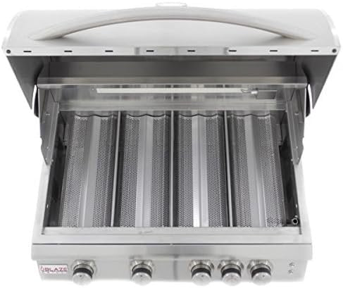 Blaze 32 Inch 4 - Burner LTE Gas Grill with Rear Burner and Built - in Lighting System - Ezonesglobal - Buy at Wine Coolers Online