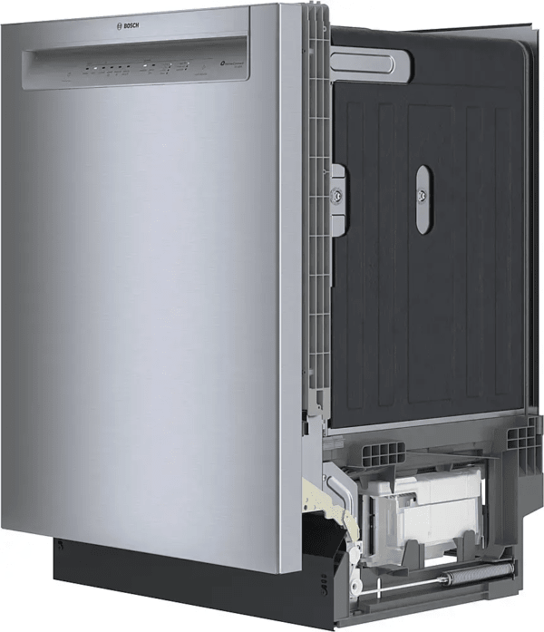 Bosch – 100 Series 24″ Front Control Smart Built - In Hybrid Tub Dishwasher with PureDry, 50 dBA – Stainless Steel - Ezonesglobal - Buy at Wine Coolers Online