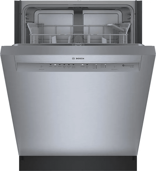 Bosch – 100 Series 24″ Front Control Smart Built - In Hybrid Tub Dishwasher with PureDry, 50 dBA – Stainless Steel - Ezonesglobal - Buy at Wine Coolers Online