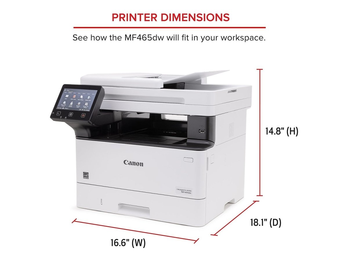 Canon imageCLASS MF465dw Wireless Mobile - Ready Duplex Laser All - In - One Monochrome Printer - Ezonesglobal - Buy at Wine Coolers Online