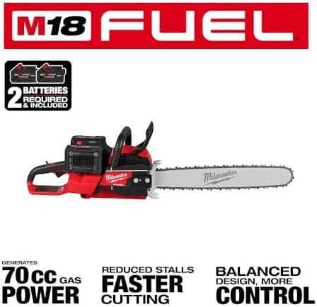 Chainsaws For Milwaukee 2827 - 22 M18 FUEL 18V 20″ Dual Battery Chainsaw Kit,Tool and Equipment,with toolbox - Ezonesglobal - Buy at Wine Coolers Online