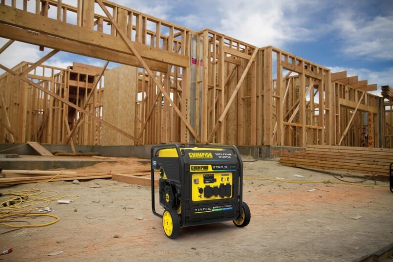 Champion 201176 9000W Tri - Fuel Open Frame Inverter Generator - Ezonesglobal - Buy at Wine Coolers Online