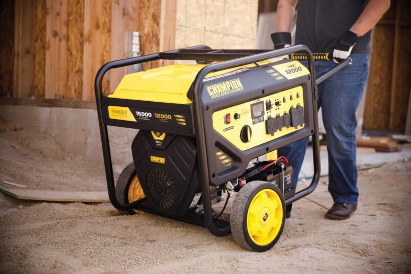 Champion Power Equipment 12,000 - Watt Electric Start Dual Fuel Home Backup Portable Generator with CO Shield - Ezonesglobal - Buy at Wine Coolers Online