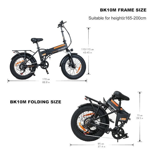 Colorway ORANGE Electric Bike - Ezonesglobal - Buy at Wine Coolers Online