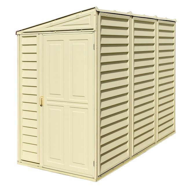 DuraMax Building Products 4 - ft x 8 - ft Sidemate Off - white Lean - to Vinyl Storage Shed - Ezonesglobal - Buy at Wine Coolers Online