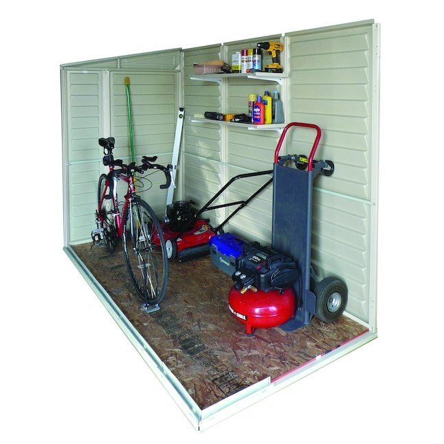 DuraMax Building Products 4 - ft x 8 - ft Sidemate Off - white Lean - to Vinyl Storage Shed - Ezonesglobal - Buy at Wine Coolers Online