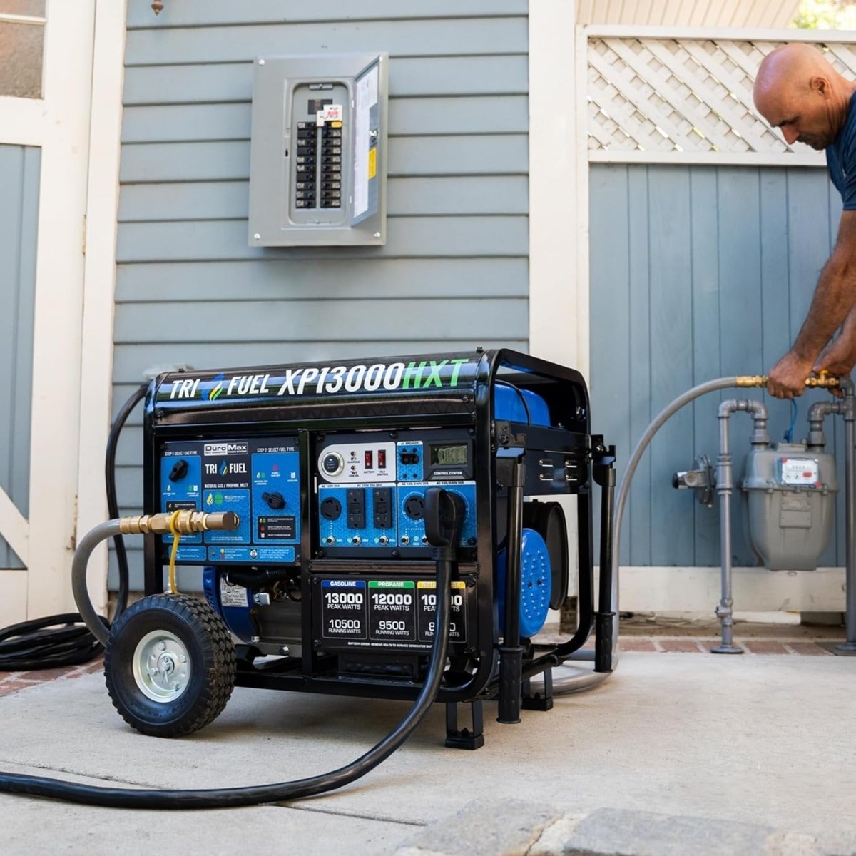DuroMax 13,000 Watt Tri Fuel Portable HXT Generator XP13000HXT - Ezonesglobal - Buy at Wine Coolers Online