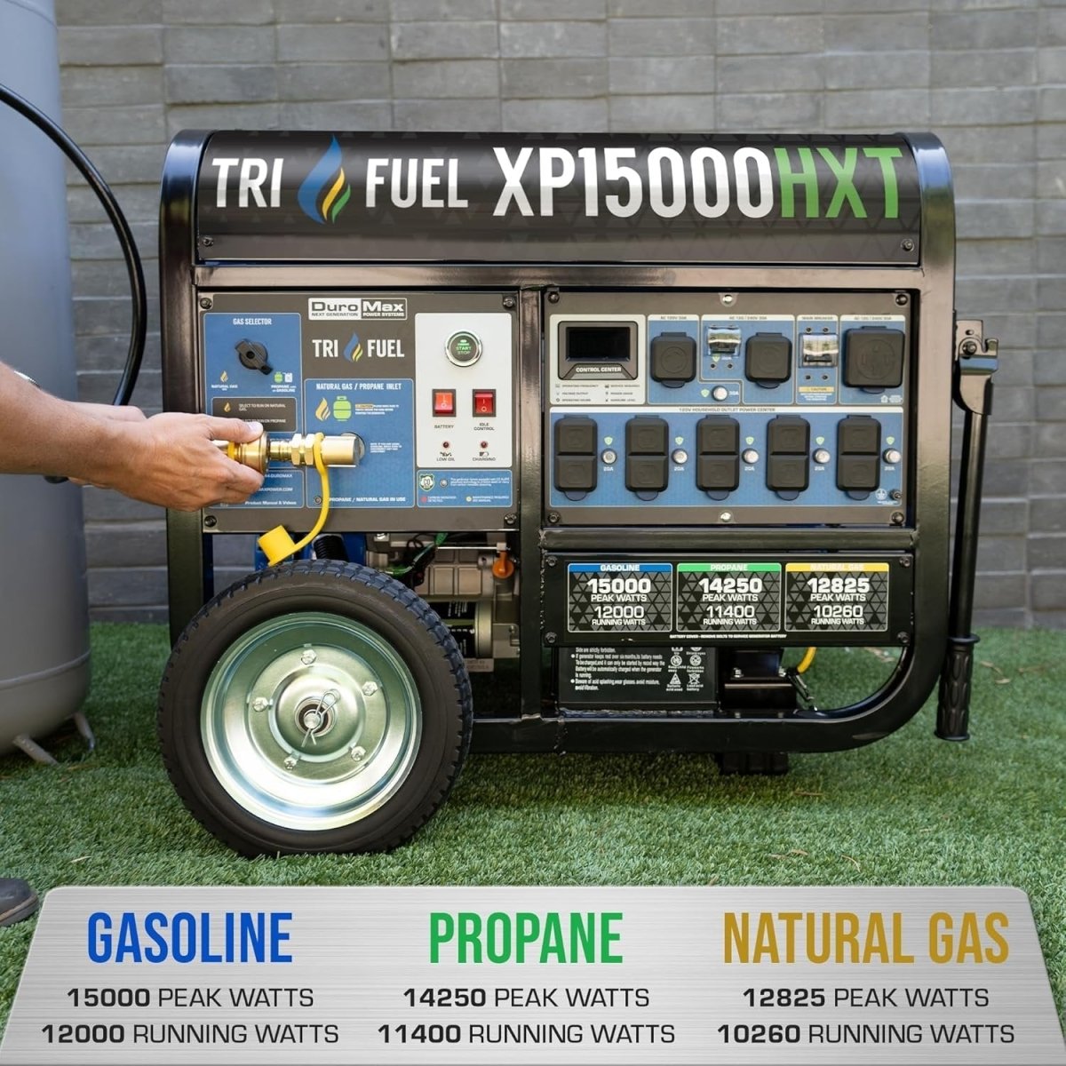 DuroMax 15,000 - Watt Tri - Fuel Portable Generator XP15000HXT - Ezonesglobal - Buy at Wine Coolers Online