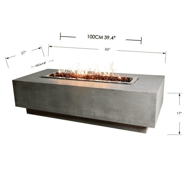 Elementi Granville Fire Pit Table - Ezonesglobal - Buy at Wine Coolers Online