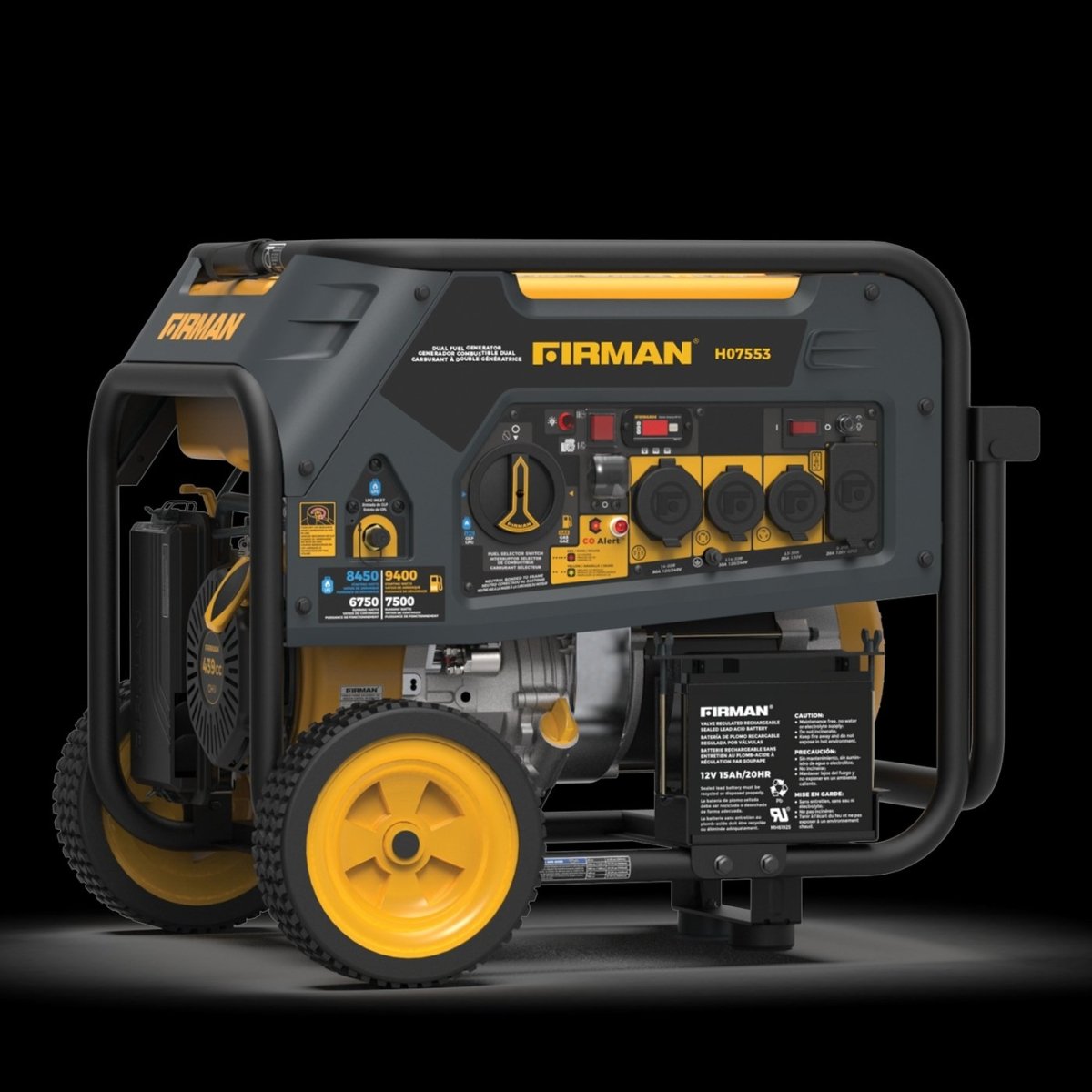 Firman H07553 7500/9400W Dual Fuel Generator - Ezonesglobal - Buy at Wine Coolers Online