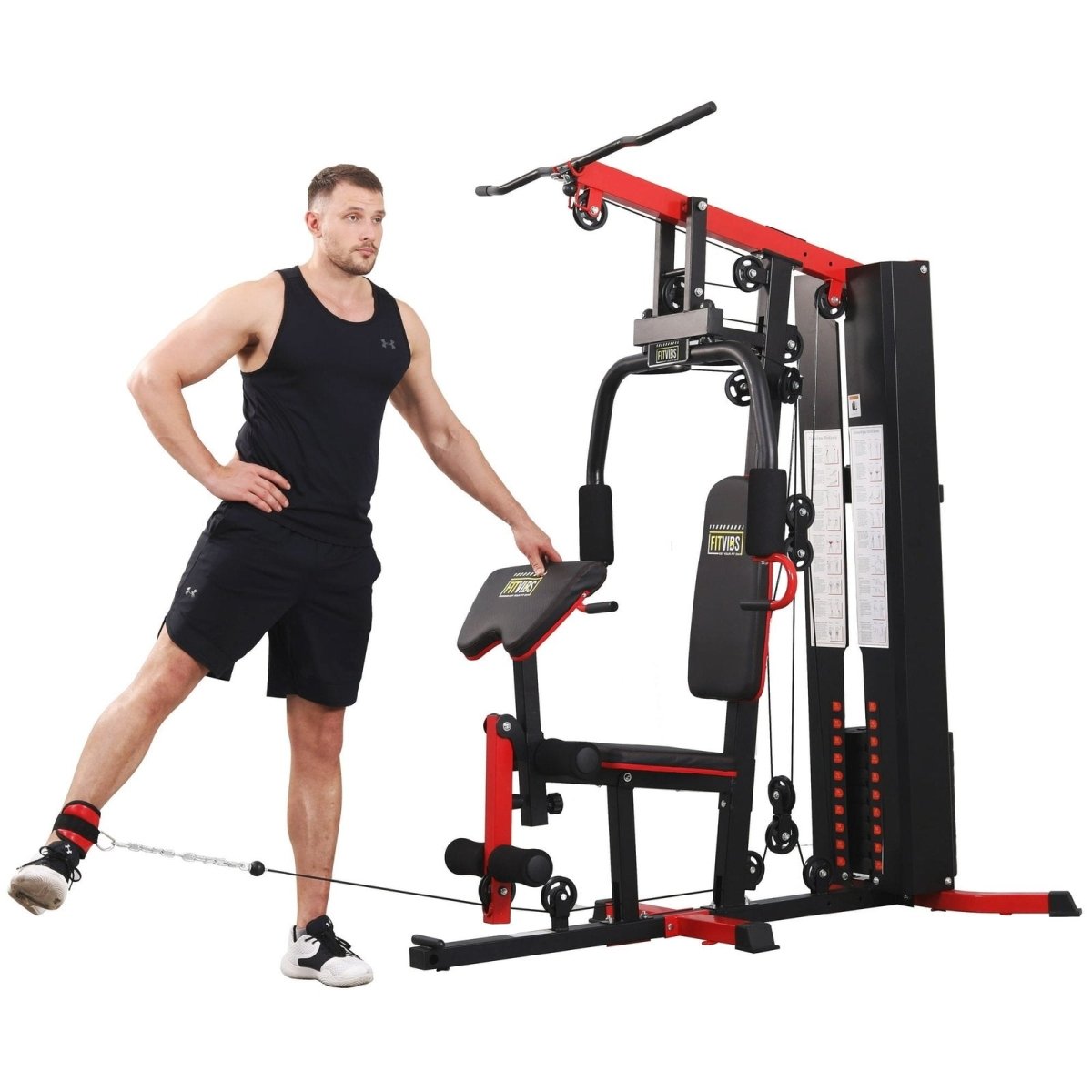 Fitvids LX750 Multifunctional Full Home Gym System Workout Station - Ezonesglobal - Buy at Wine Coolers Online