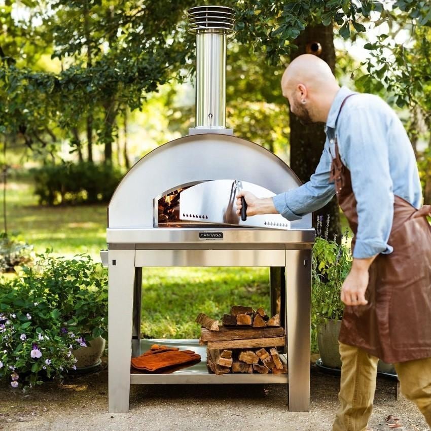 Fontana Forni Marinara Wood - Fired Pizza Oven – Anthracite – FTMARIN - A - Ezonesglobal - Buy at Wine Coolers Online