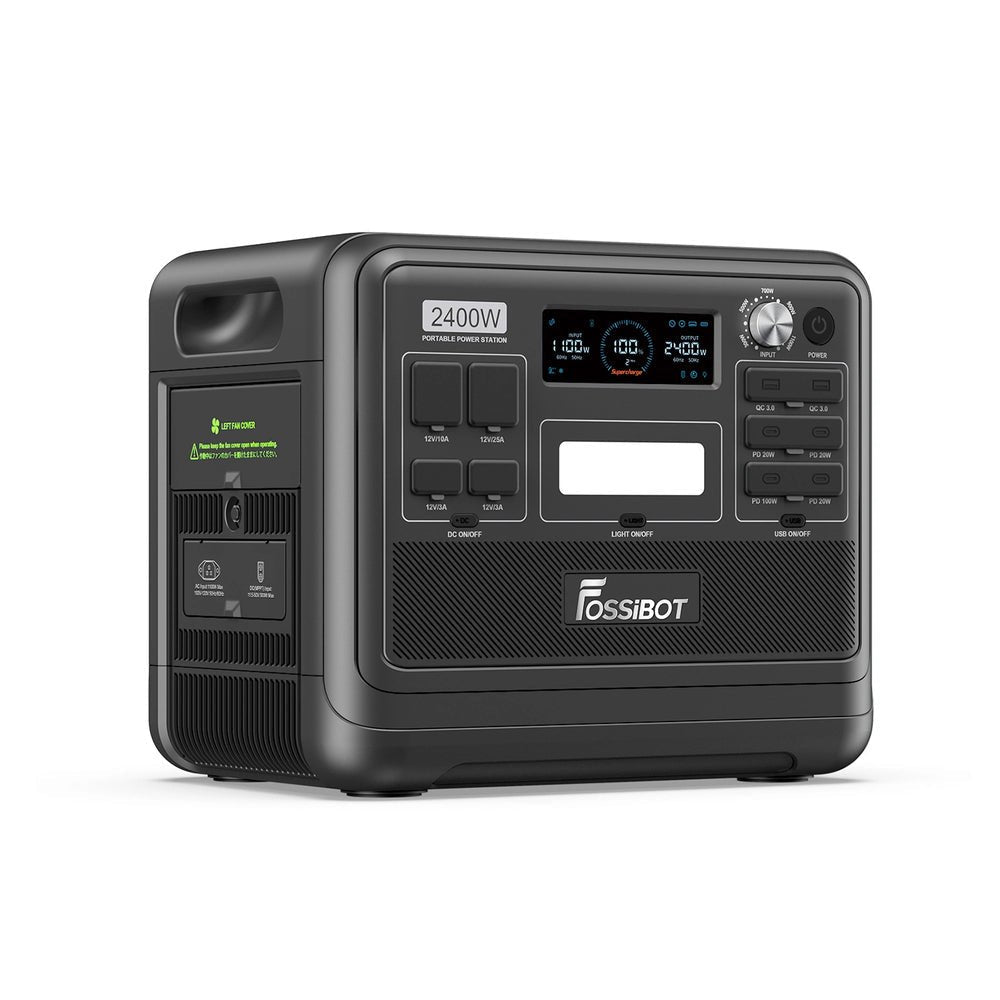 FOSSiBOT F2400 + SP200 | Solar Generator Kit - Ezonesglobal - Buy at Wine Coolers Online