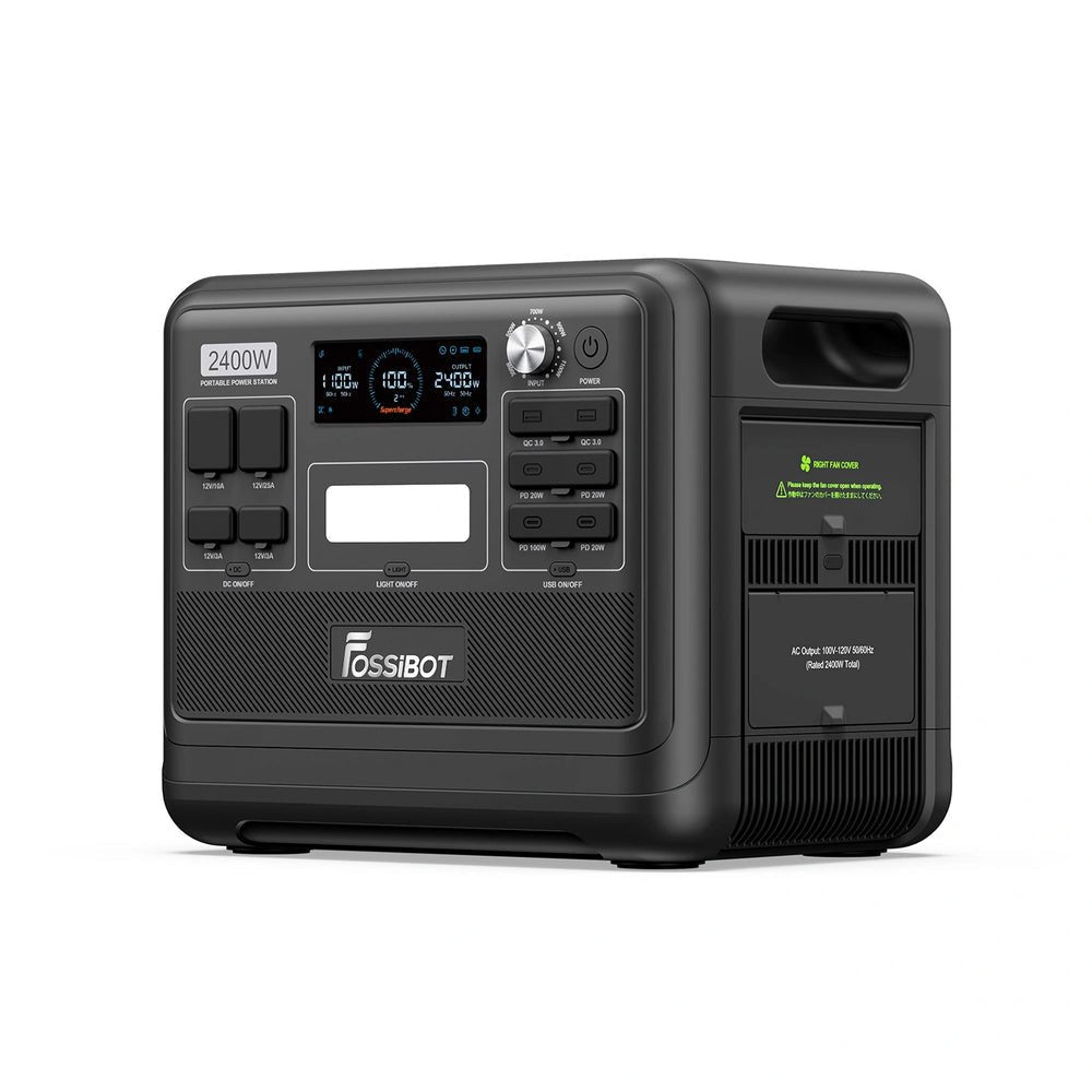 FOSSiBOT F2400 + SP200 | Solar Generator Kit - Ezonesglobal - Buy at Wine Coolers Online