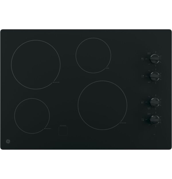 GE 30″ Built - In Knob Control Electric Cooktop JP3030DWBB - Ezonesglobal - Buy at Wine Coolers Online