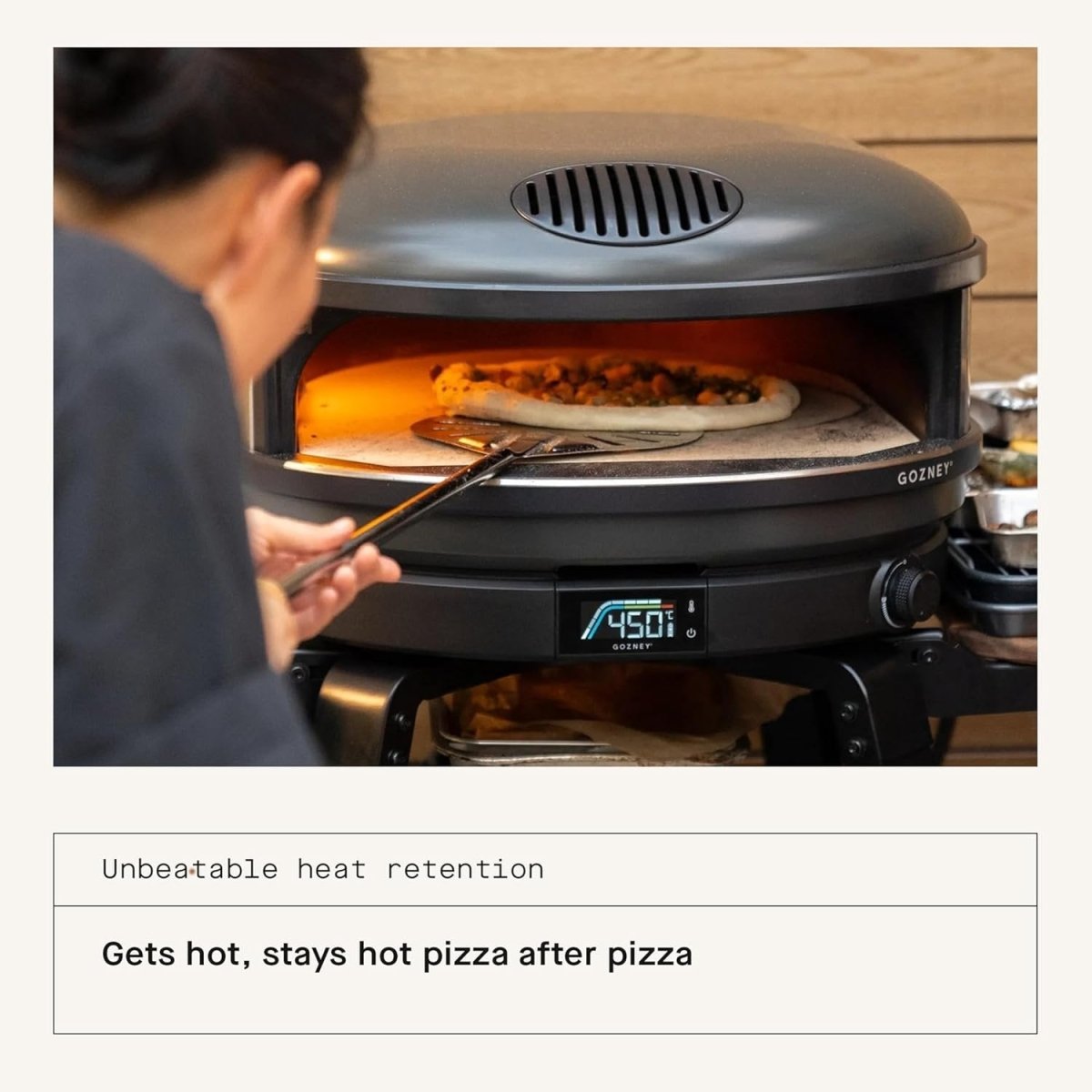 Gozney Arc XL Pizza Oven,Off Black, Gas Burner, Precision Temperature Control - Ezonesglobal - Buy at Wine Coolers Online