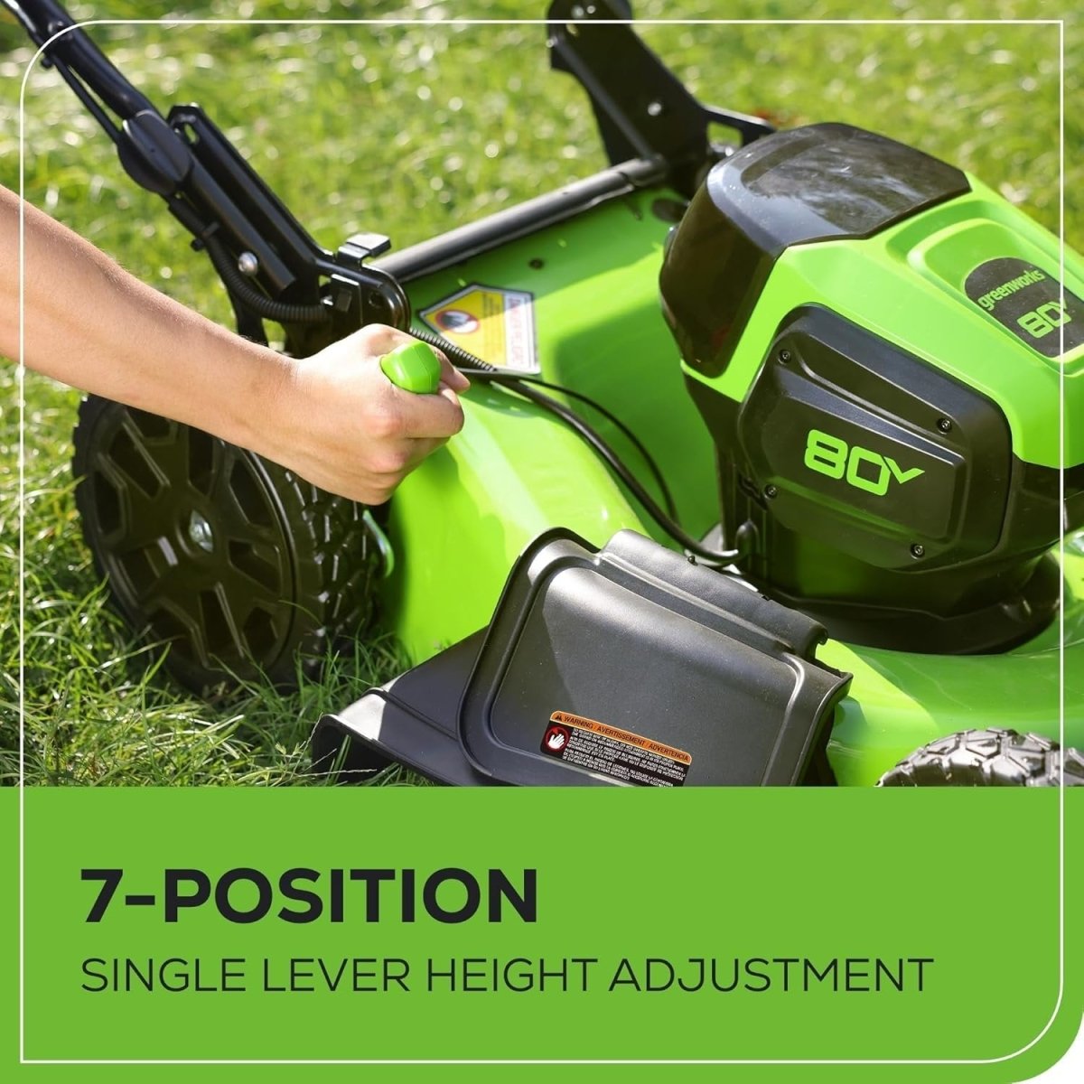 Greenworks 80V 21″ Cordless Self - Propelled Lawn Mower - Ezonesglobal - Buy at Wine Coolers Online