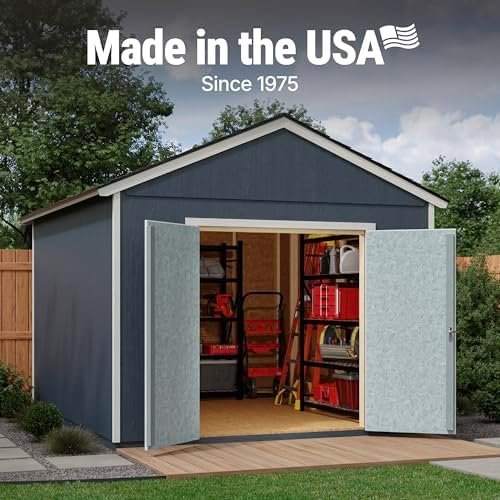 Handy Home Products Rookwood 10×12 Do - It - Yourself Wooden Storage Shed - Does not Include Floor kit, Paint, or Roofing Shingles - Ezonesglobal - Buy at Wine Coolers Online