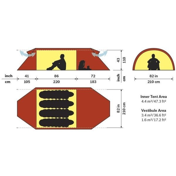 Hilleberg Keron 4 GT Tent - Ezonesglobal - Buy at Wine Coolers Online